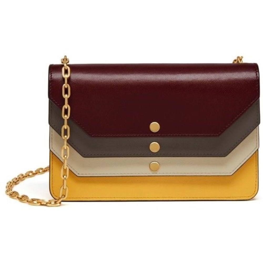 Mulberry Multi-Flap Smooth Calf Leather Clutch Bag